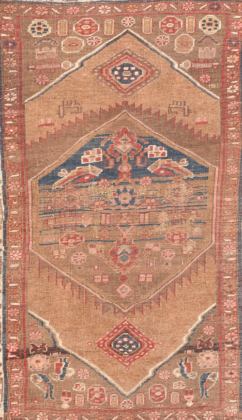 Antique Persian Malayer Area Rug