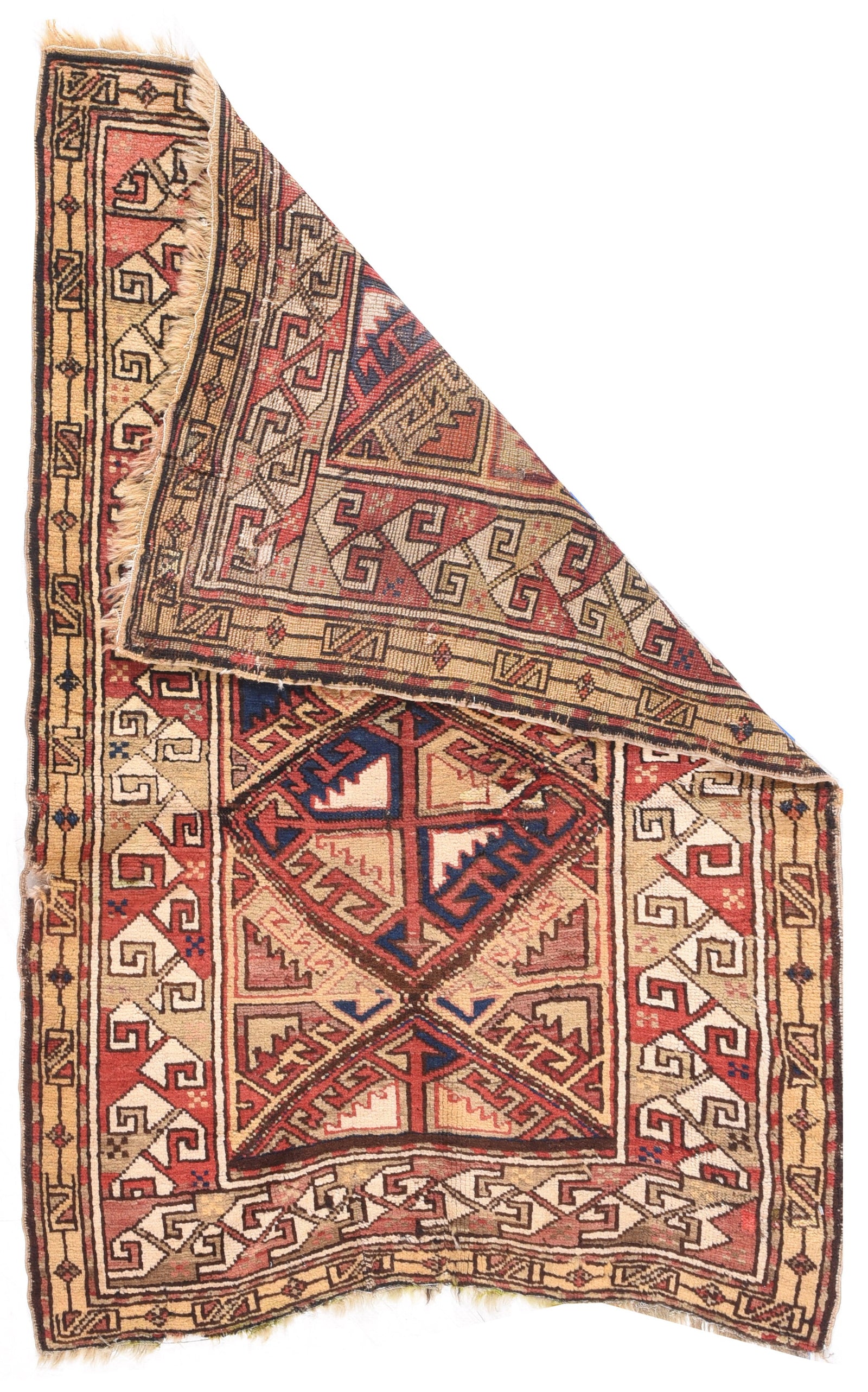 Semi Ivory Caucasian Area Rug