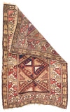 Semi Ivory Caucasian Area Rug