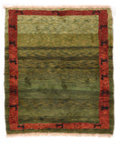 Semi Antique Rust Persian Gabbeh Area Rug