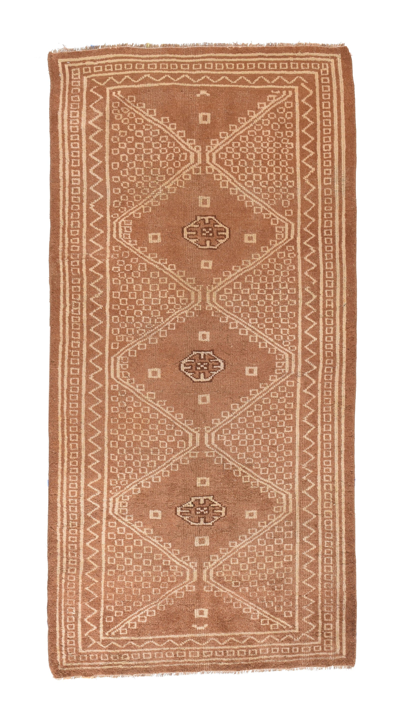 Antique Light Brown North West Persia Area Rug