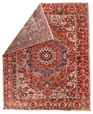 Semi Rust Fine Persian Bakhtiari Area Rug