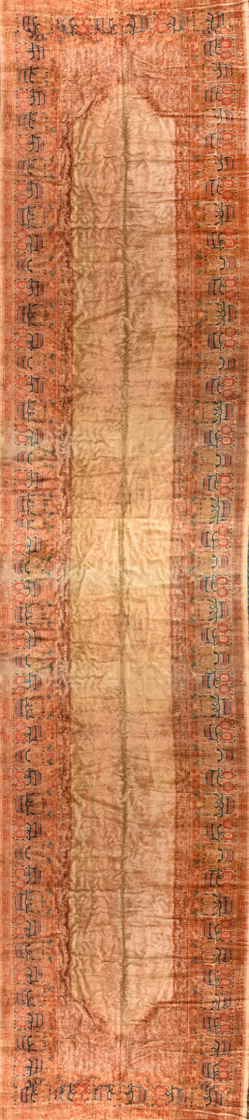 Antique European Sarab Design Long Rug