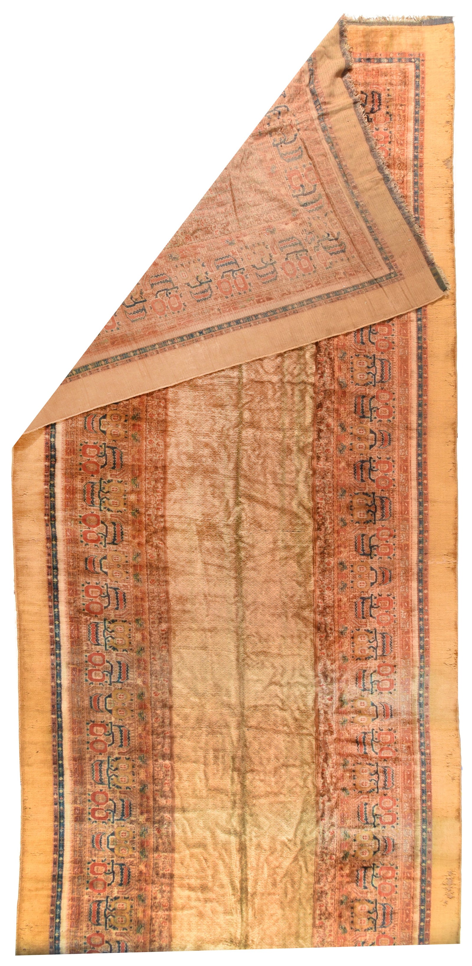 Antique European Sarab Design Long Rug