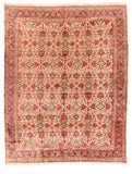 Antique Rust Fine Persian Bidjar Area Rug