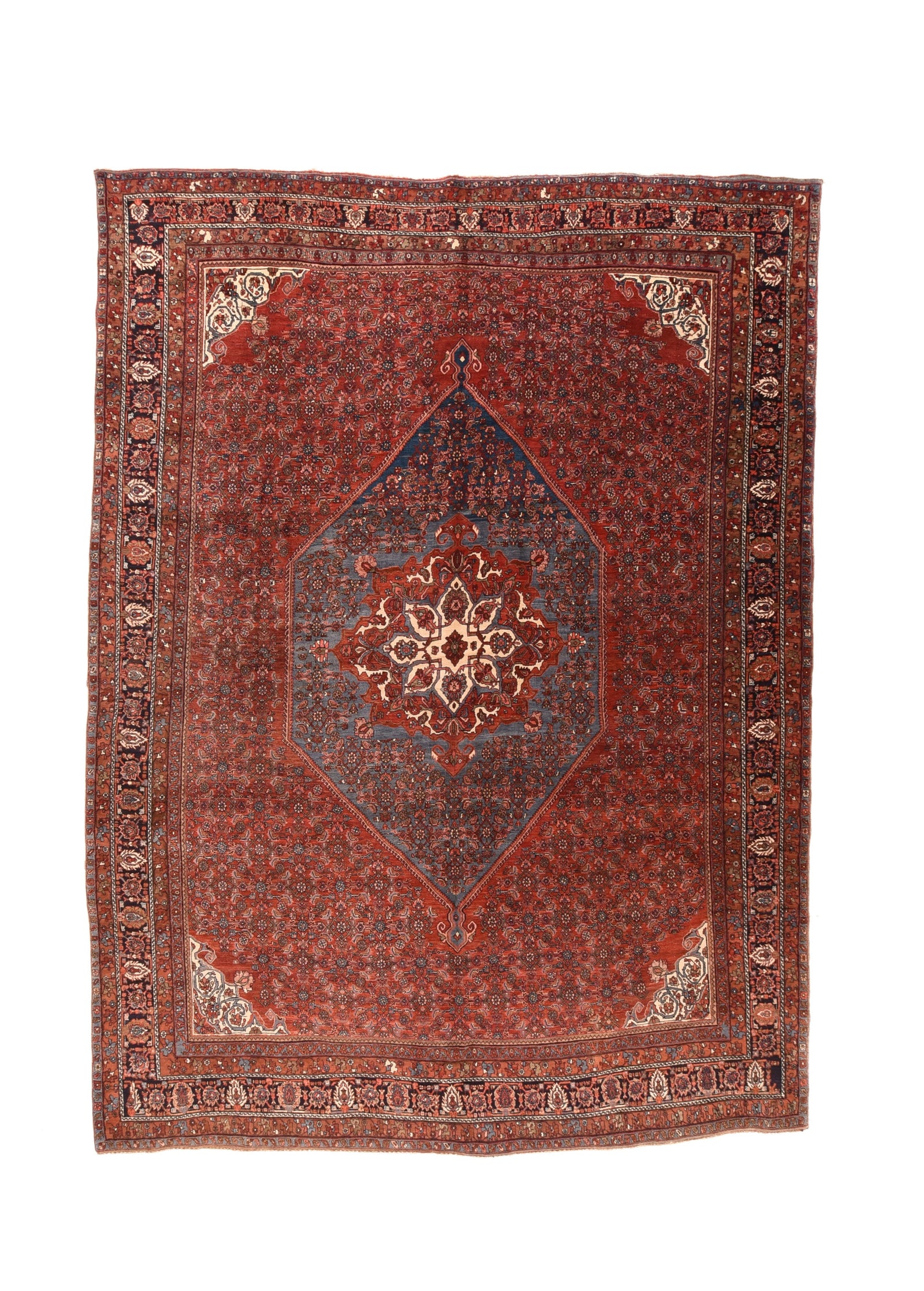 Hand Knotted Persian Bidjar Wool