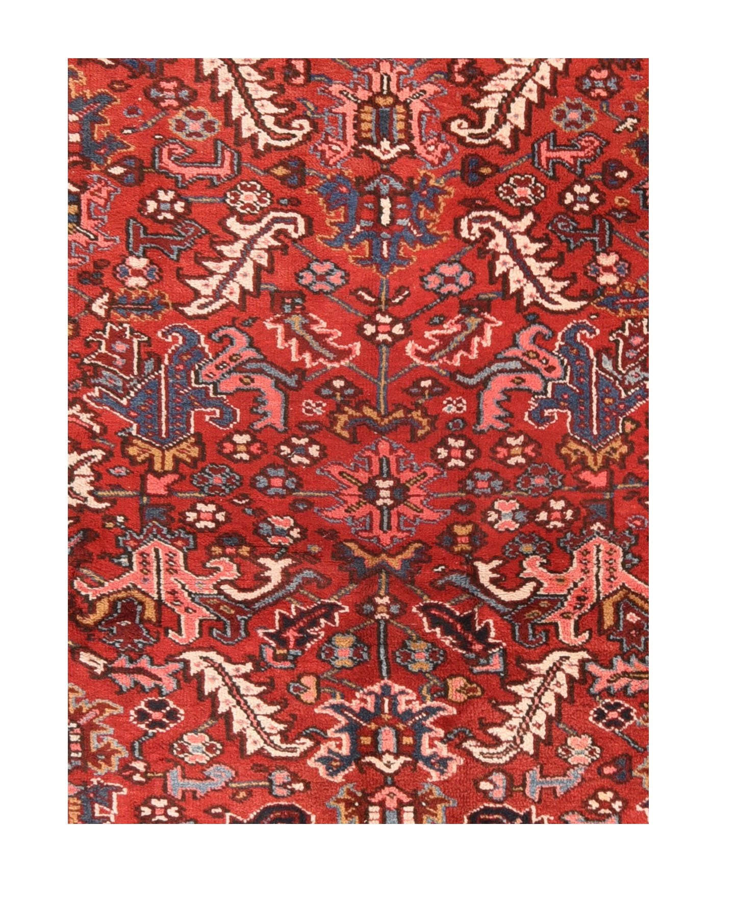 Hand Knotted Persian Heriz Wool