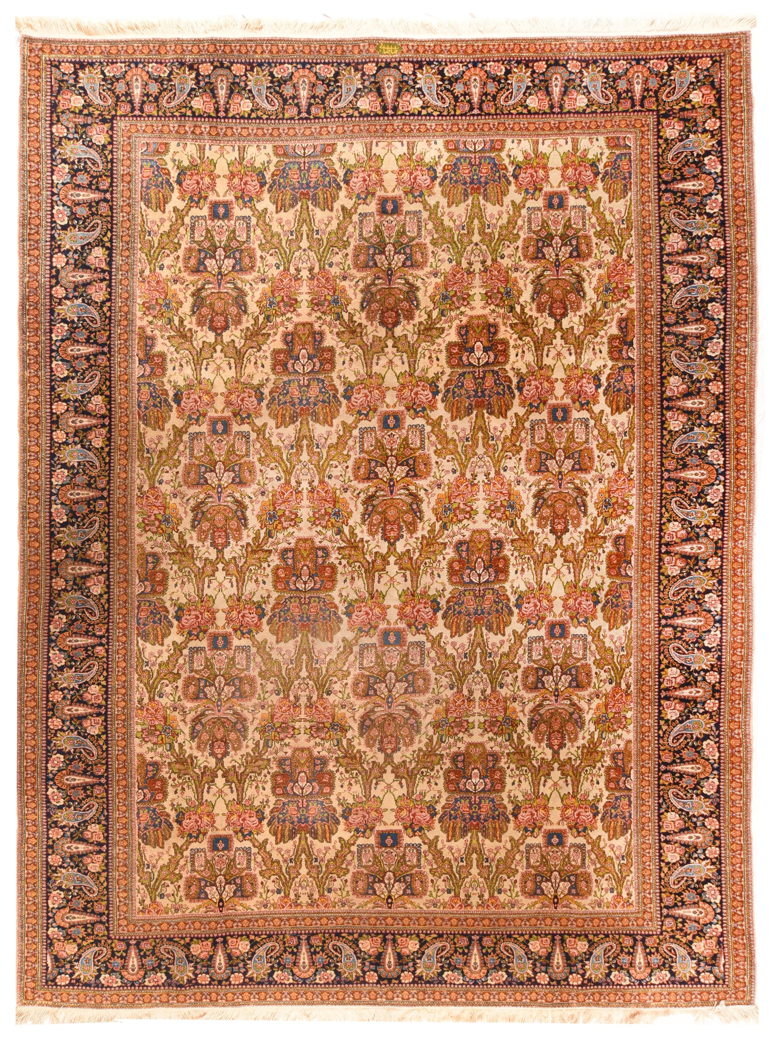 Hand Knotted Persian Tabriz Wool