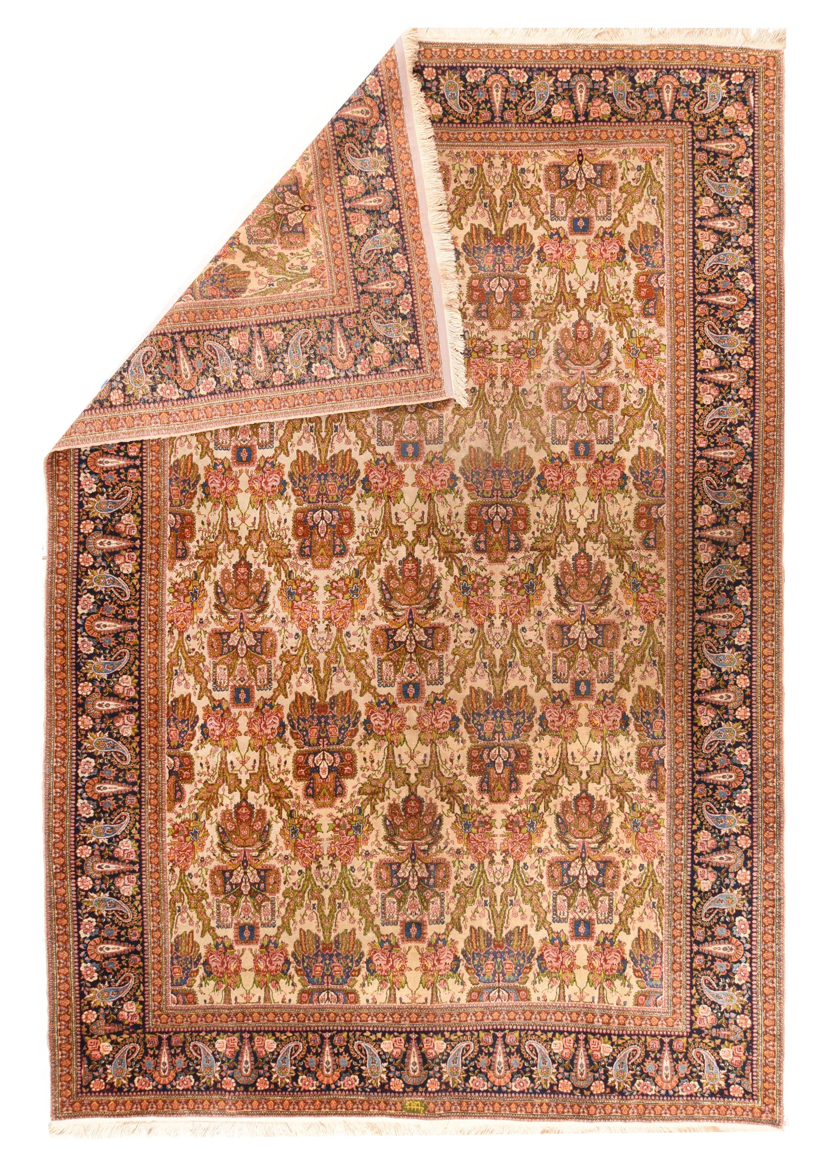 Hand Knotted Persian Tabriz Wool