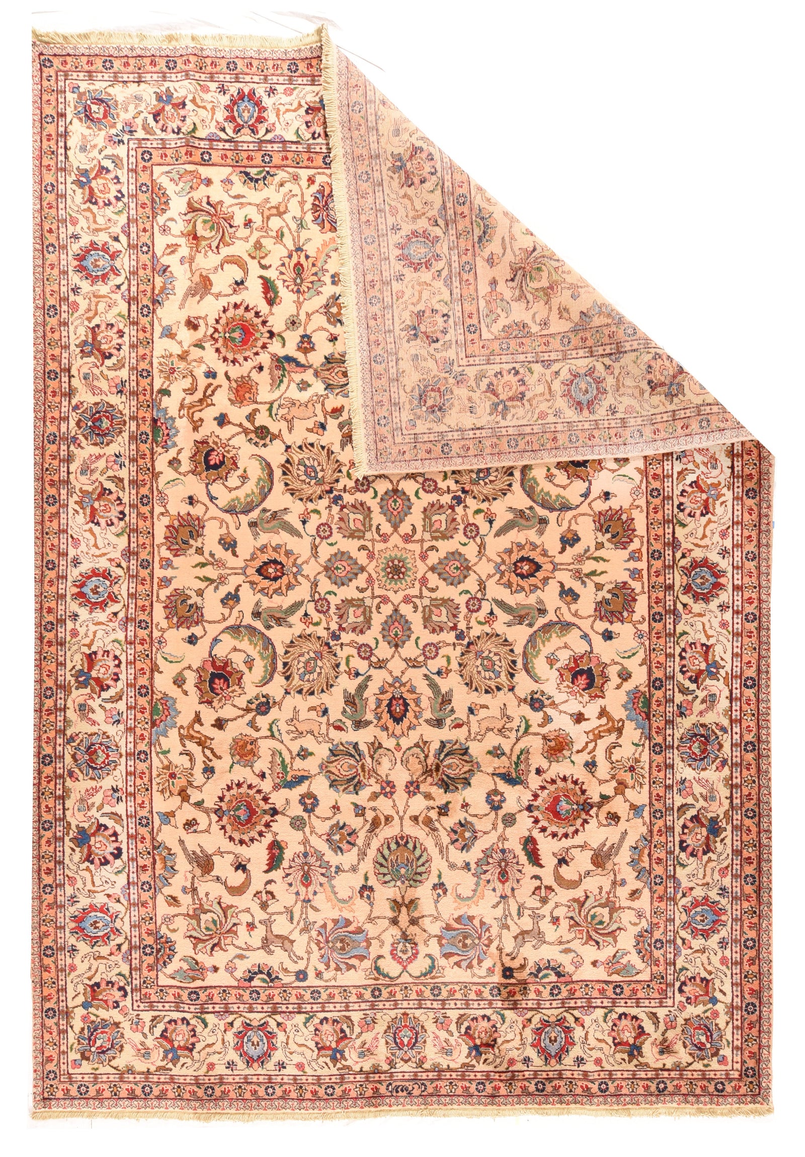 Semi Fine Persian Tabriz Area Rug