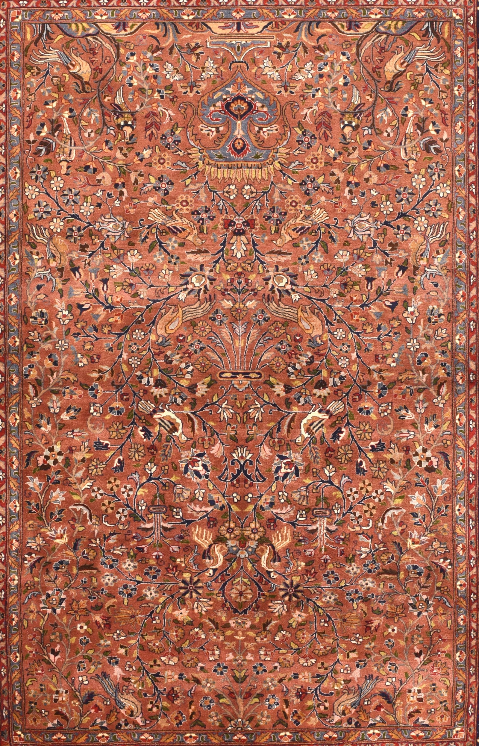 Semi Fine Indo Tabriz Area Rug