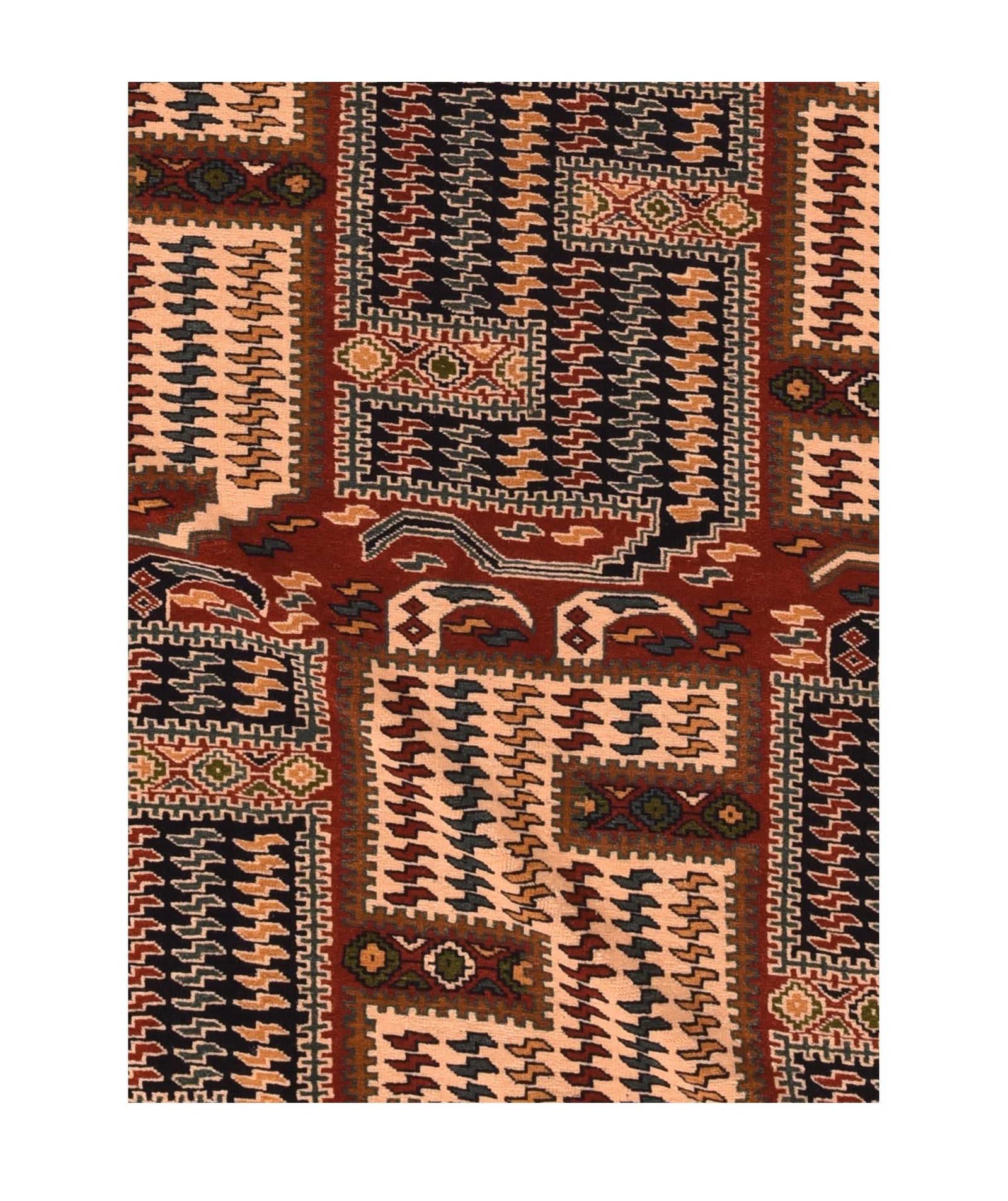 Hand Knotted Persian Ghochan Wool