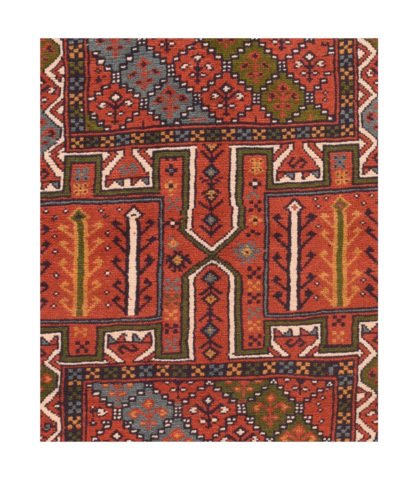 Semi Persian Kurdish Area Rug