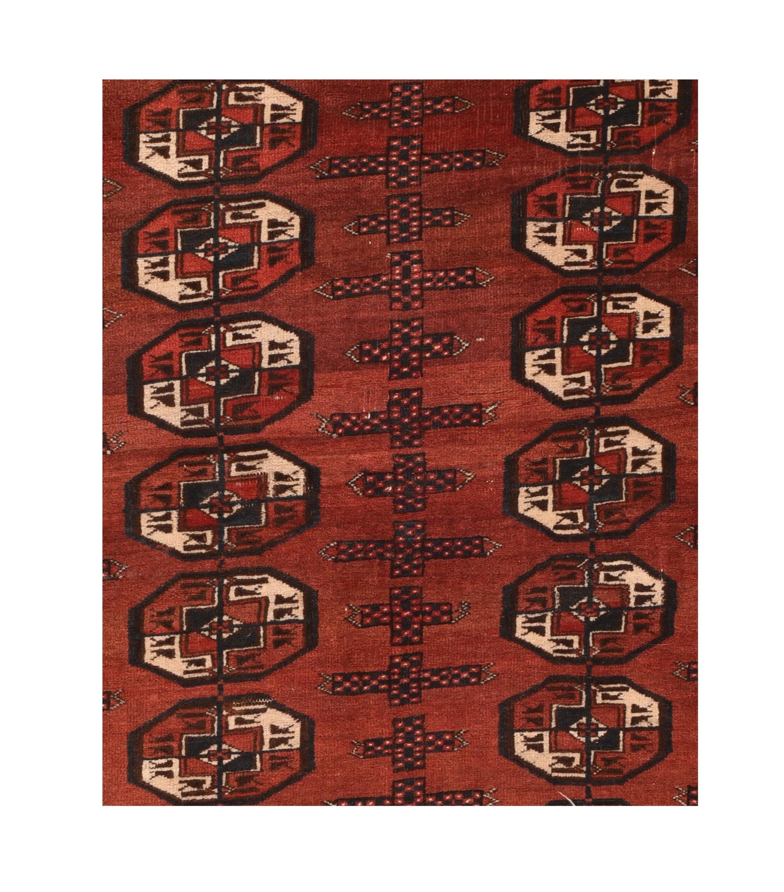 Hand Knotted Persian Bokhara Wool