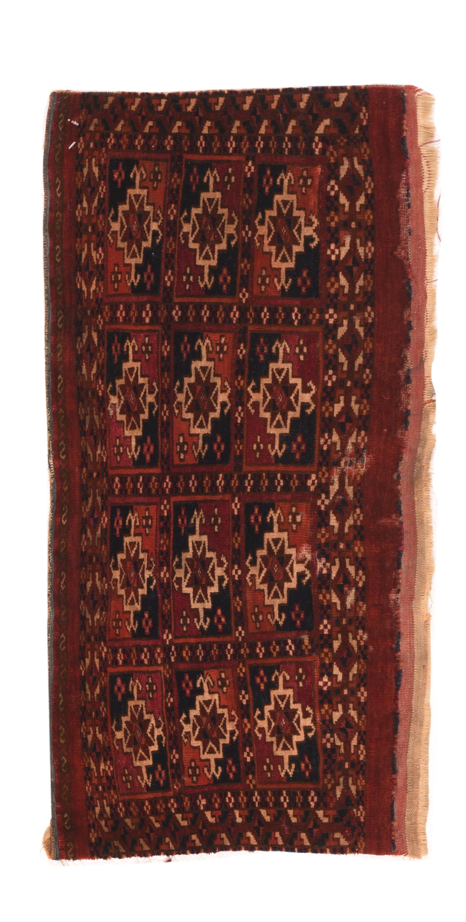 Semi Antique Turkeman Area Rug