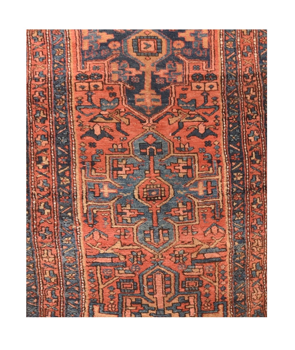 Semi Persian Karajeh Heriz Area Rug