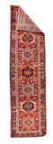 Semi Red Persian Karajeh Heriz Area Rug
