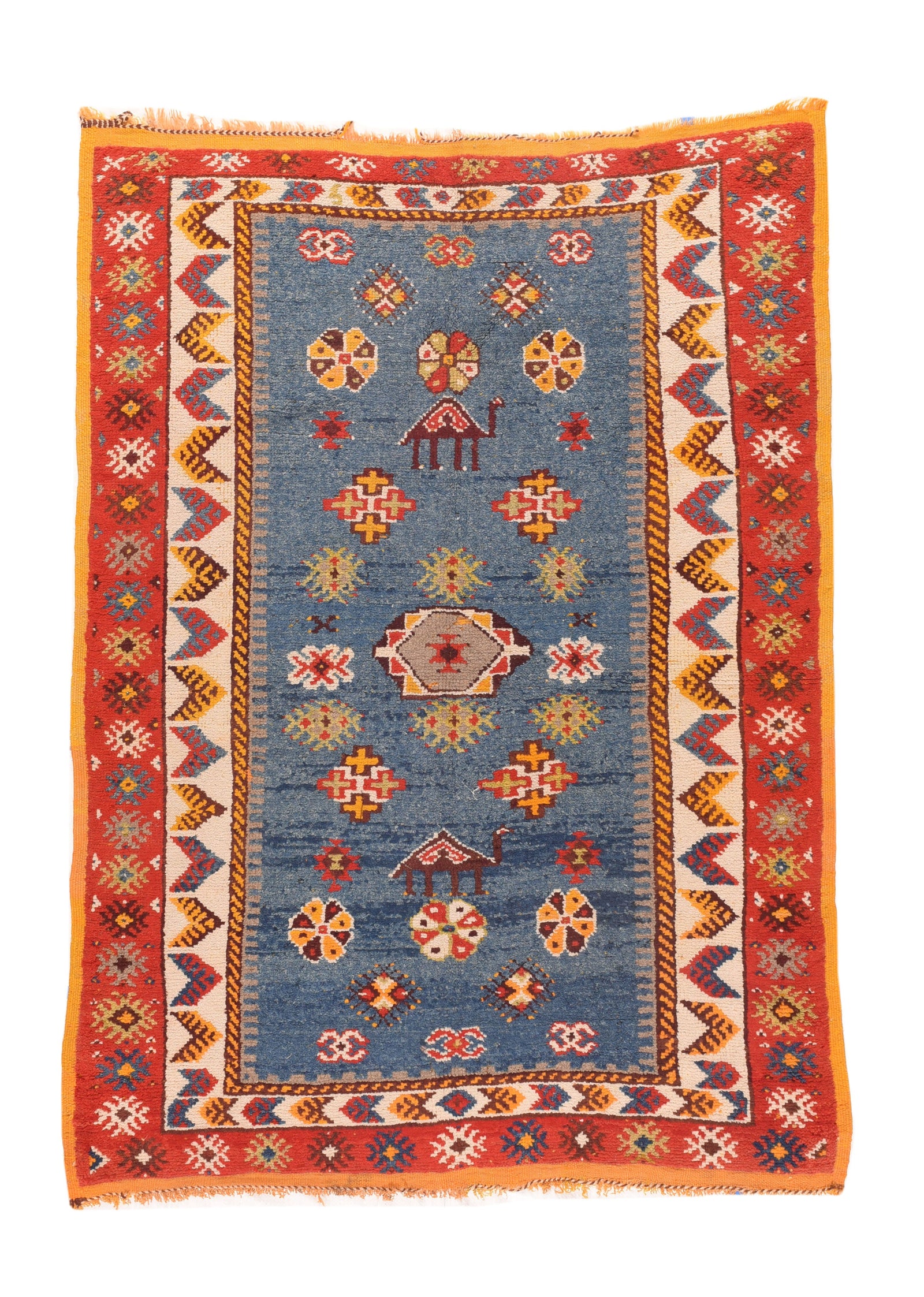 Fine Antique Moroccan Tribal Rug