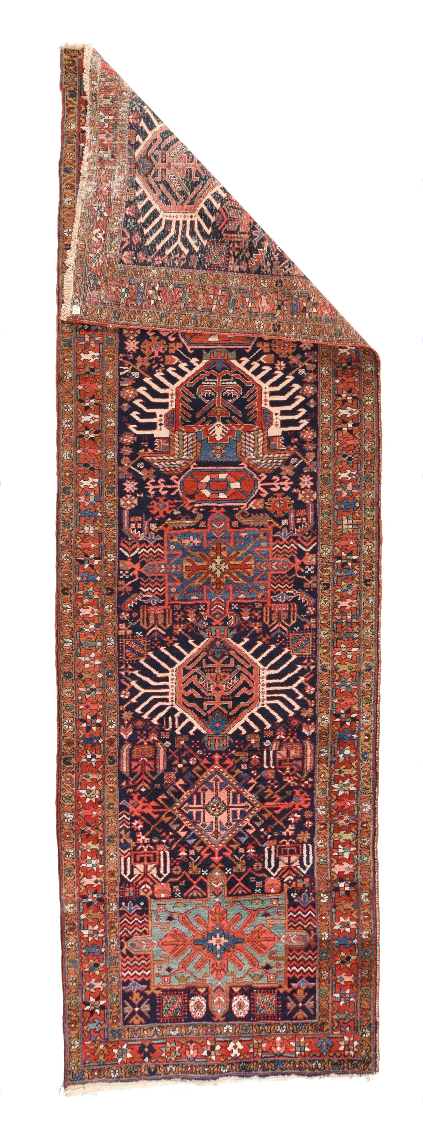 Hand Knotted Persian Heriz Serapi Wool
