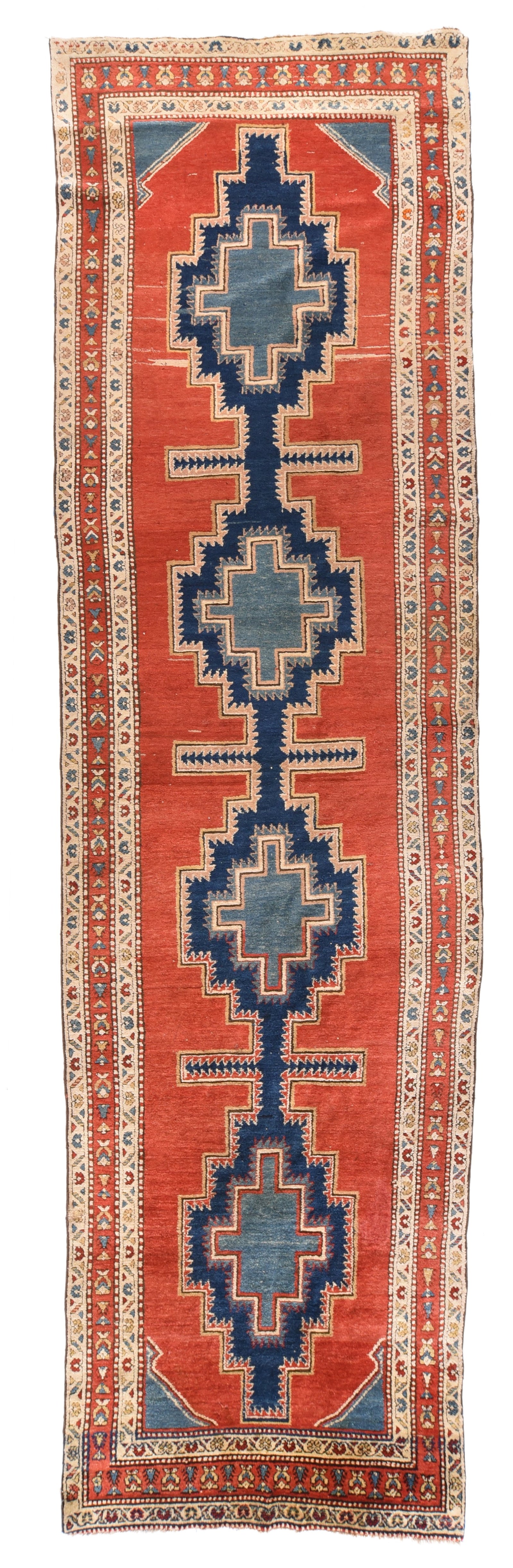 Extremely Fine Antique Persian Serapi Rug