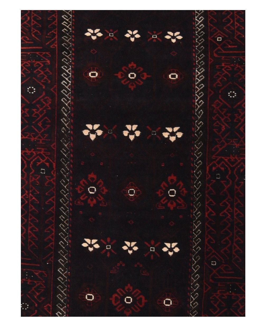 Spectacular Fine Antique Persian Balouch Tribal Rug