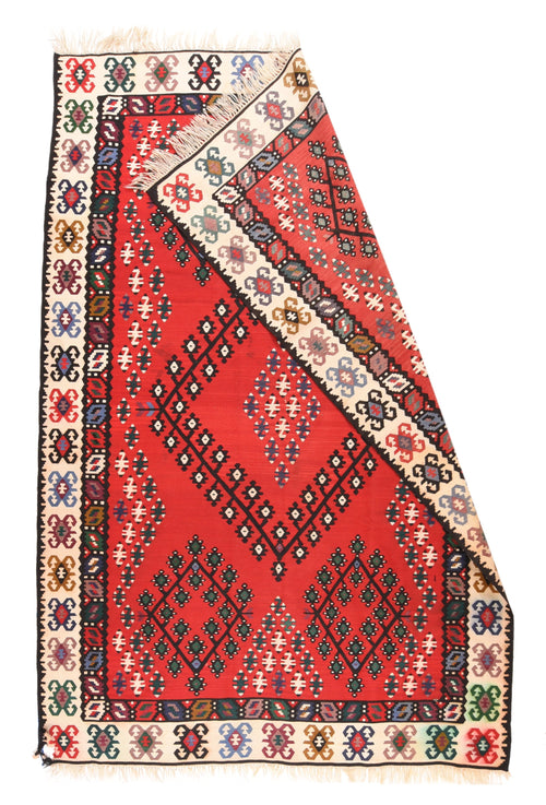 Fine Vintage Turkish Tribal Kilim