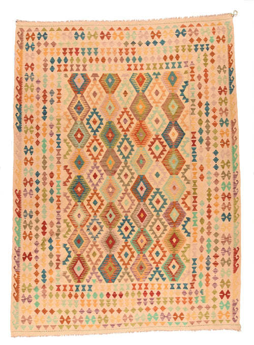 Fine Vintage Turkish Tribal Kilim 
