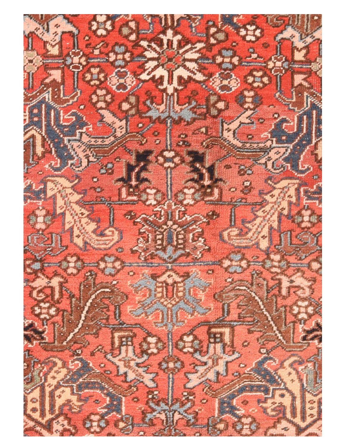 Hand Knotted Persian Heriz Wool