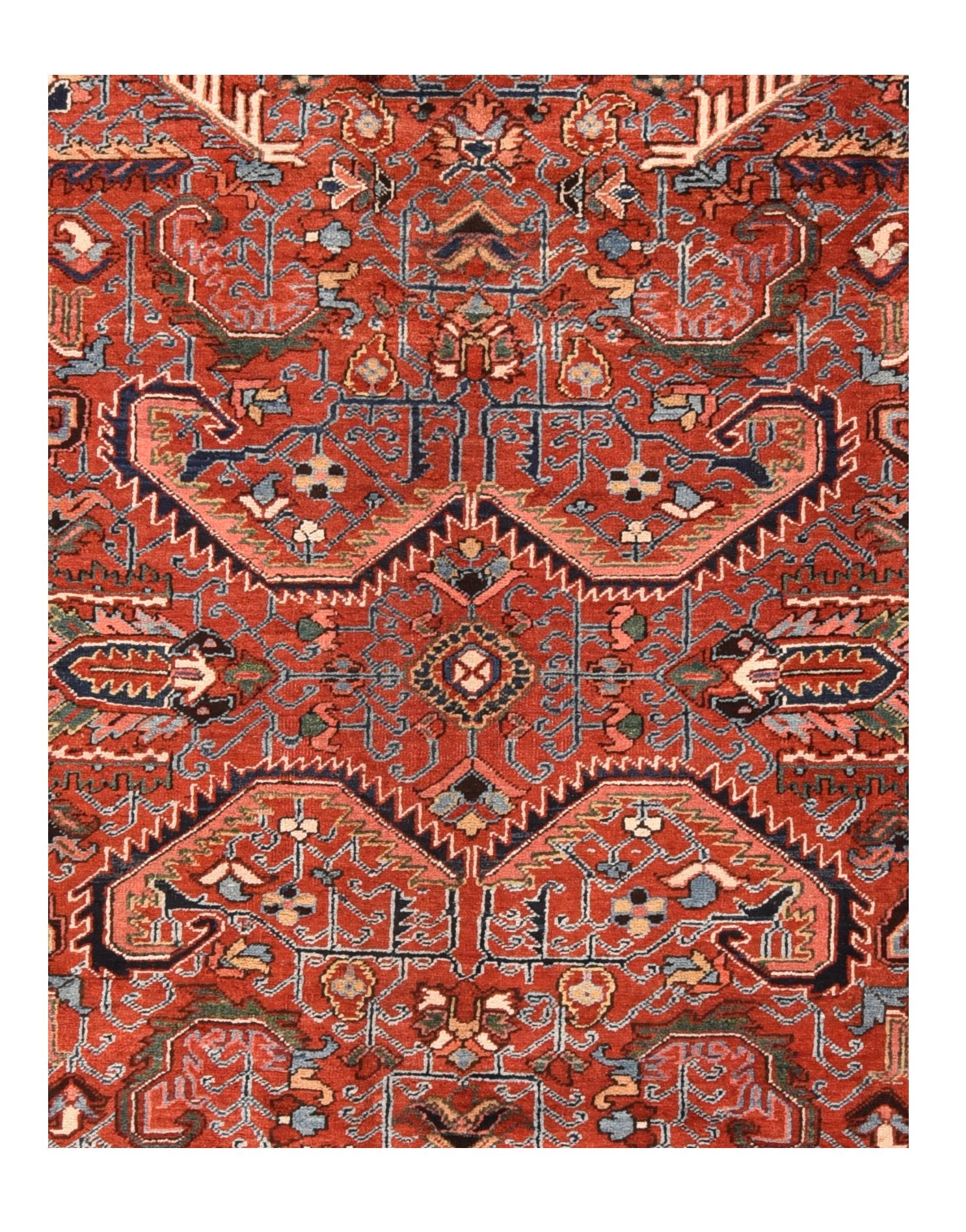 Hand Knotted Persian Heriz Wool
