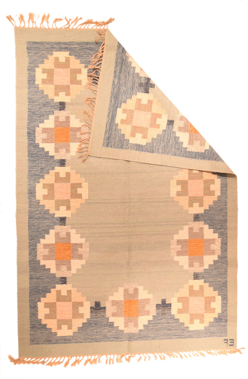 Vintage Swedish Kilim