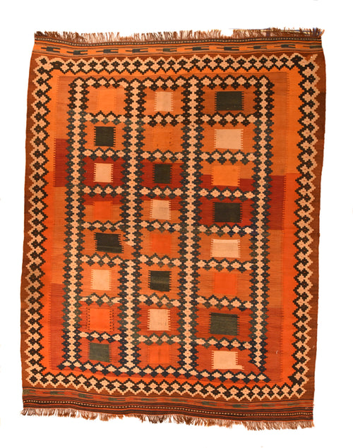 Fine Antique Persian Tribal Flat Weave Kilim