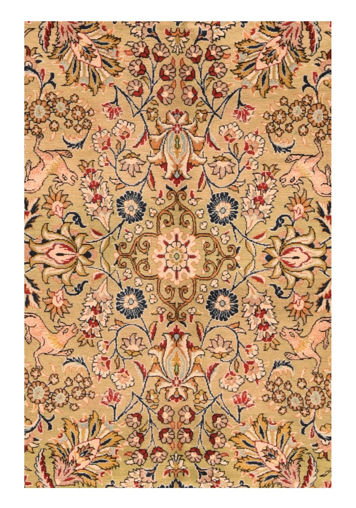 Hand Knotted Persian Qum