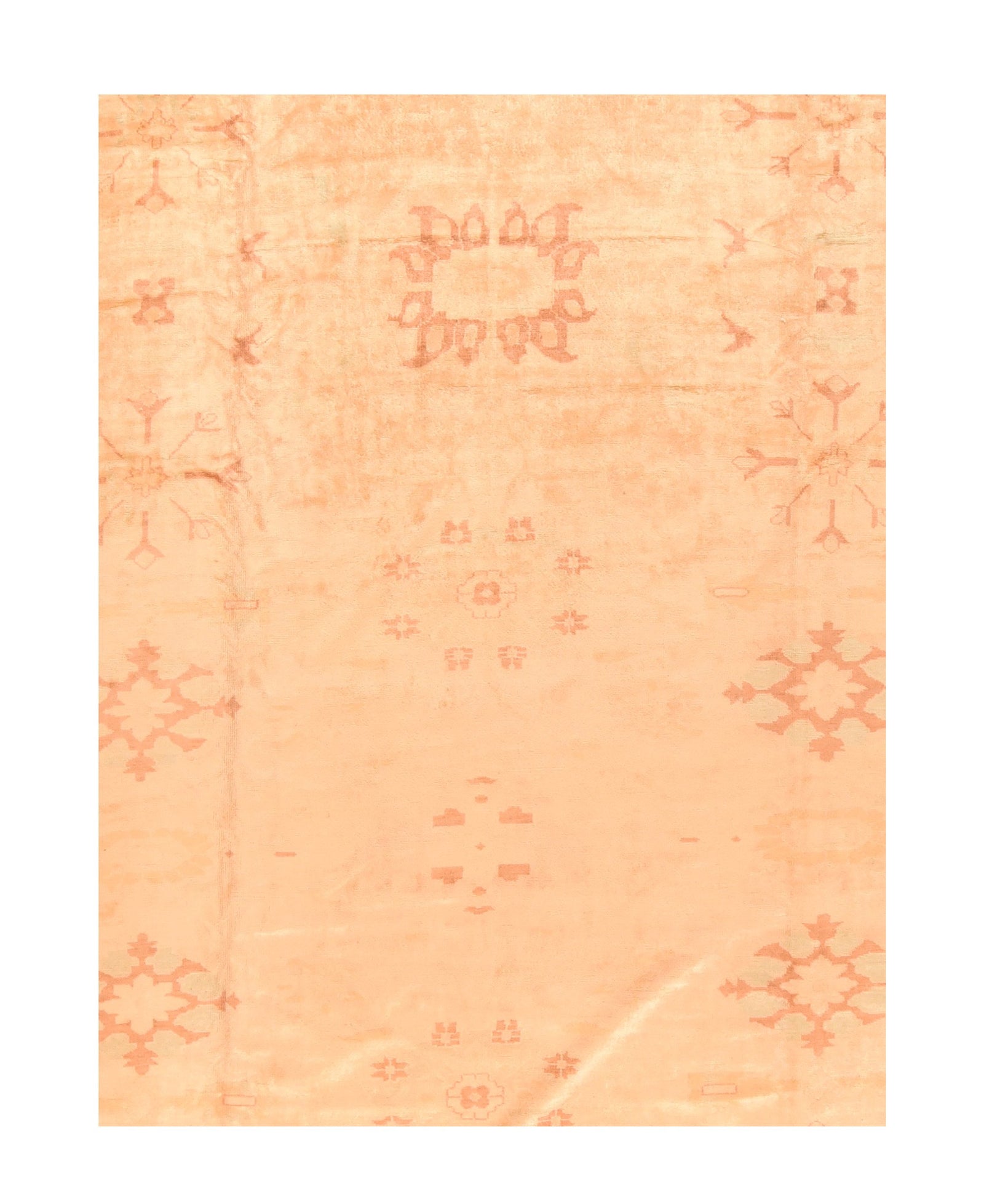 Hand Knotted Turkish Oushak Wool