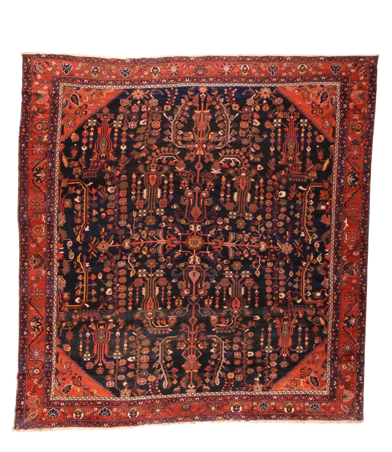 Hand Knotted Persian Bakhtiyari Wool