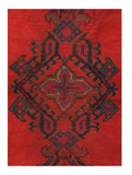 Semi Red Fine Oushak Turkish Area Rug