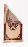 Semi Beige Tribal Turkish Area Rug