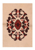 Semi Beige Tribal Turkish Area Rug