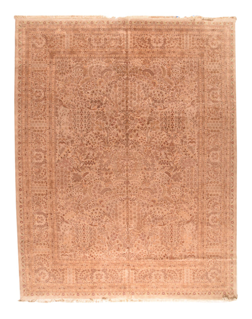 Excellent Beige Pak Tabriz Persian Design Pakistani Area Rug