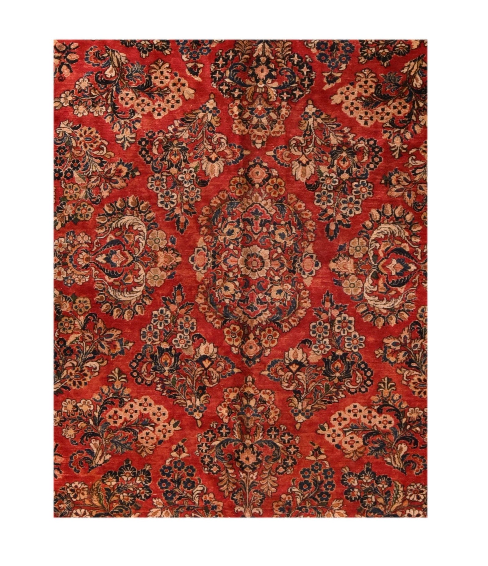 Antique Sarouk Persian Area Rug