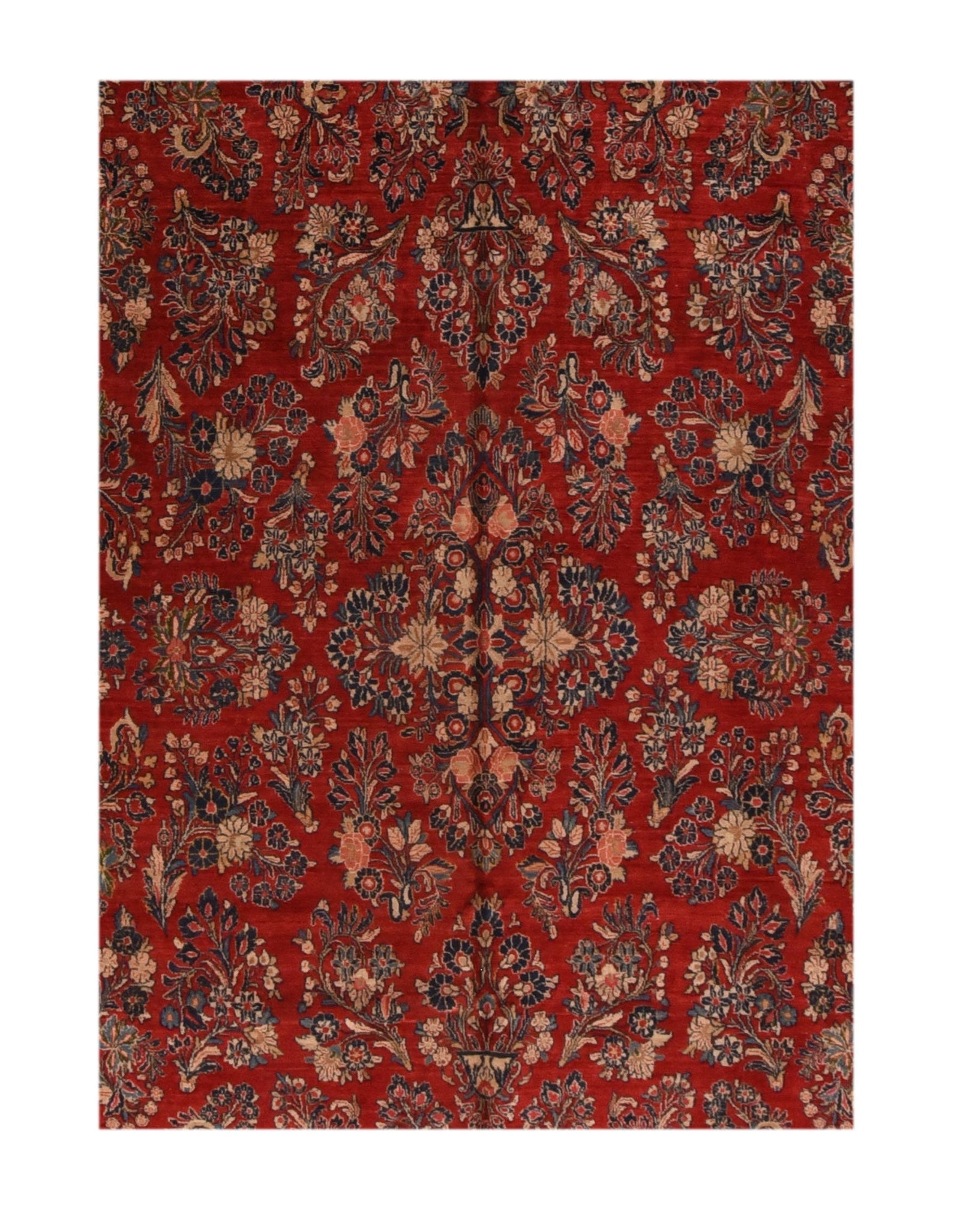 Antique Sarouk Persian Area Rug