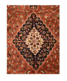 Vintage Tabriz Design Indian Area Rug