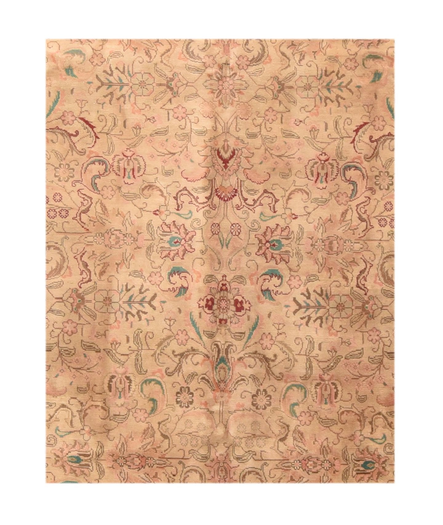 Vintage Tabriz Persian Area Rug