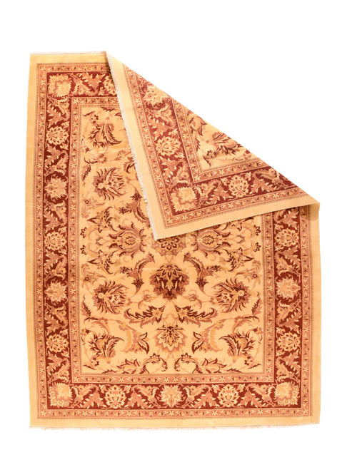 Semi Beige Tabriz Persian Area Rug
