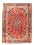 Semi Antique Red Kashan Persian Area Rug