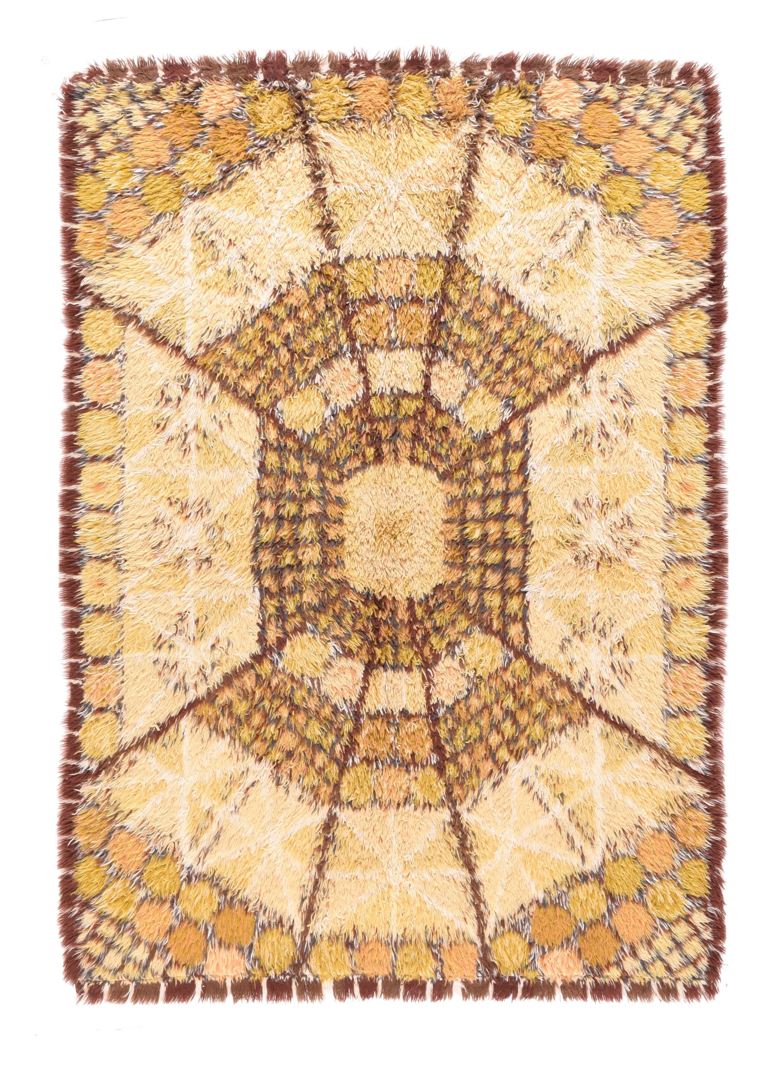 Vintage Beige Swedish/Carpet Area Rug