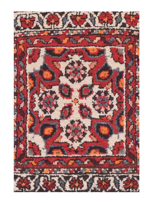 Antique Red Hamedan Persian Area Rug