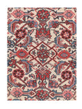 Semi Red Red Hamedan Persian Area Rug