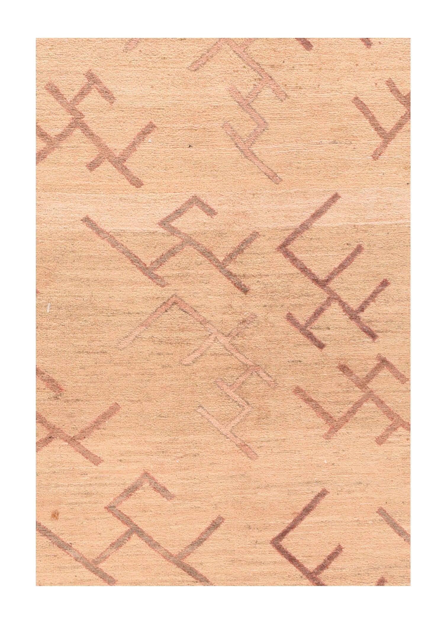 Vintage Ivory Gabbeh Tribal Persian Area Rug
