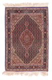 Vintage Red Red Tabriz Persian Area Rug