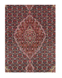 Vintage Red Tabriz Persian Area Rug